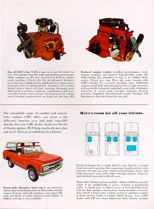 1971 GMC Jimmy Brochure Page 3